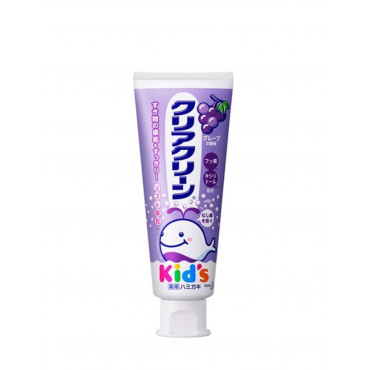 KAO Clear Clean Kid's Grape Детская зубная паста со вкусом винограда, 70 гр